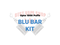 Blu bar Kit upto 1000 puffs Kit