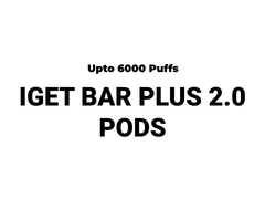 IGET 2.0 BAR PLUS 6000 PUFFS PODS