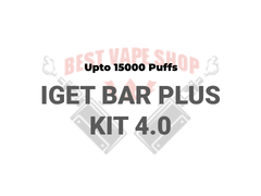 IGET Bar Plus Kit 4.0 upto 15k puffs