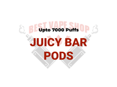 JUICY BAR PRE-FILLED POD 7000 PUFFS