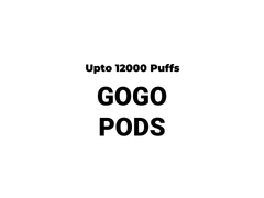GOGO 12000 PUFFS REPLACEMENT POD