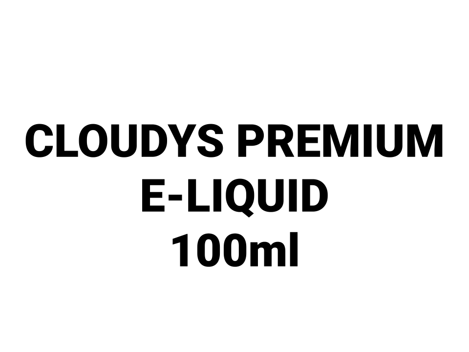 Cloudys Premium E- Liquid Freebase 100ml