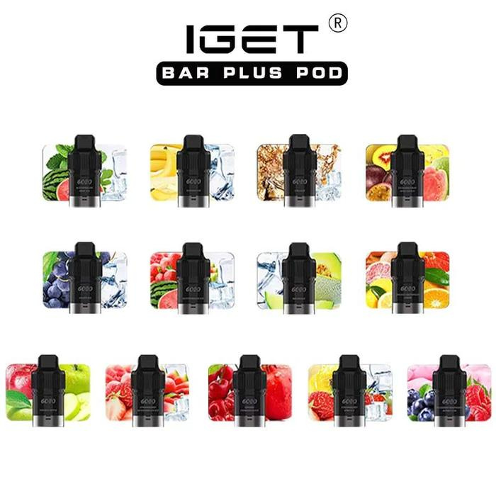 Bar Plus IGET 2.0 BAR PLUS 6000 PUFFS PODS – Best Vape Shop Nz