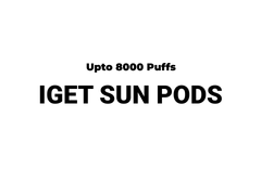 IGET SUN 8000 PUFFS REPLACMENT POD