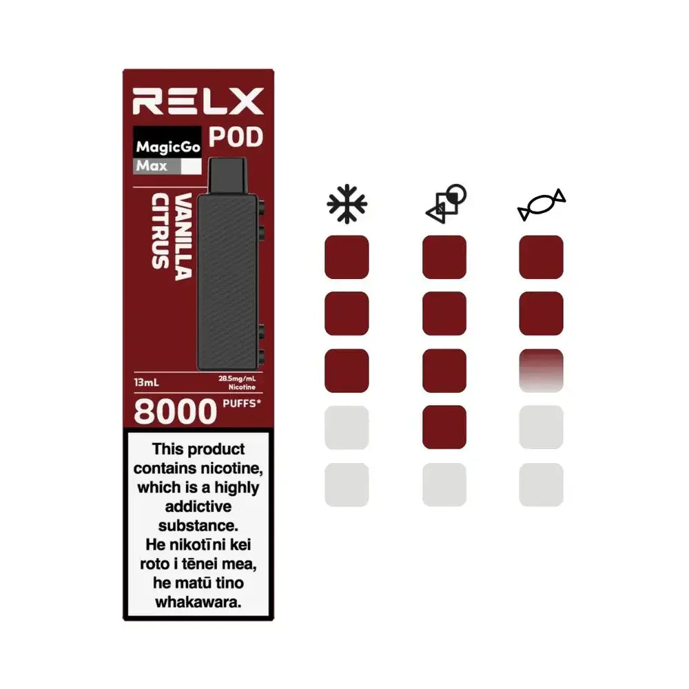 RELX MagicGO Max Vape Pods 8000 puffs – Best Vape Shop Nz