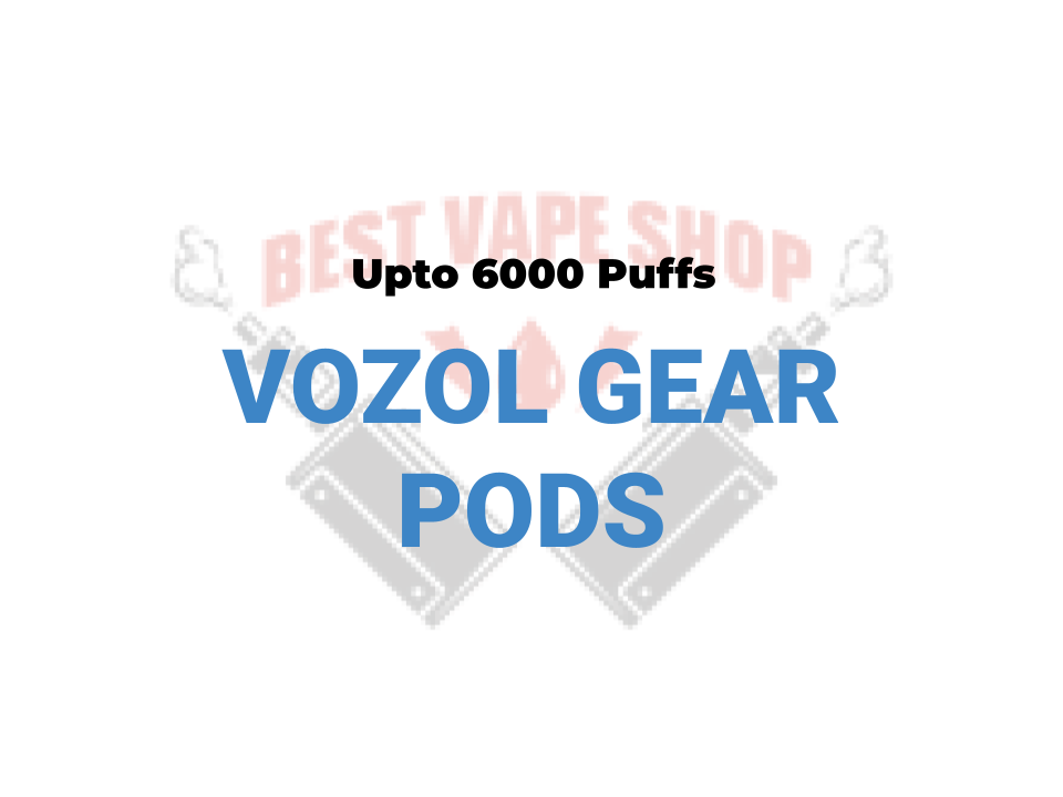 VOZOL GEAR S PREFILLED POD 6000 PUFFS