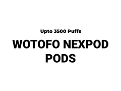 WOTOFO NEXPOD 3500 PUFFS PODS