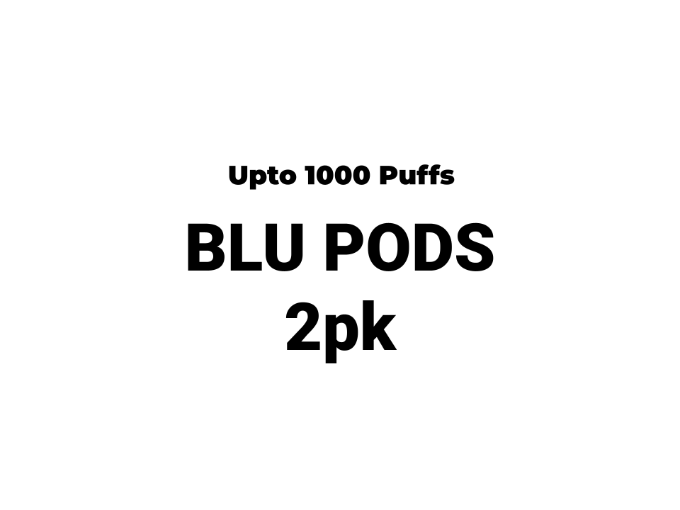 Blu Pods upto 1000 puffs 2pk